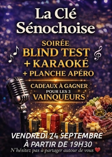 Soirée Blind Test et Karaoké 