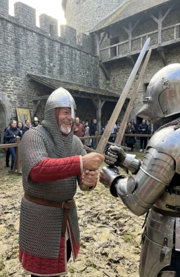 Fête MÉDIÉVALE retour dans le passé🫅⚔️📜⏳.  