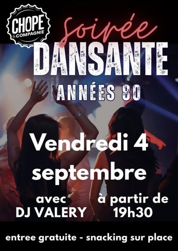 Soirée année 80