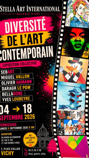 Vernissage de l’exposition « diversité de l’art contemporain »