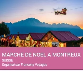 Marche de noel a montreux
