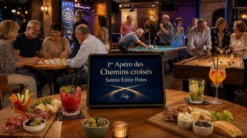 🌿 LE TEMPS D’UNE RENCONTRE 🌿 🍹 Premier Apéro des chemins croisés 🎲