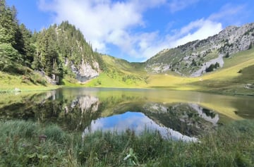 Rando solo (ou +Bivouac) en Helvétie, vers le Lac d'Arvouin