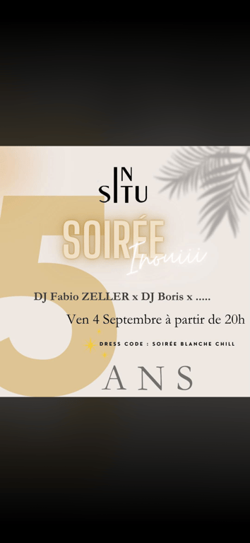 Soirée Insitu