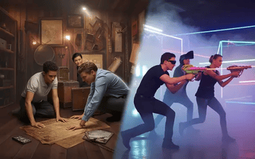 Escape, Laser & Apéro.  👁️🍺👁️