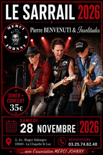 Dîner-Concert Benvenuti & Insolitudes 🎸
