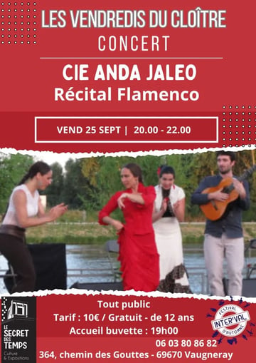 💃🏻 récital FLAMENCO : compagnie ANDA JALEO