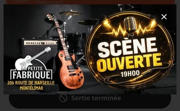 Scène ouverte à la petite fabrique 