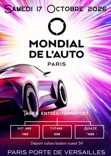 Mondial de l’auto 2026 Paris 