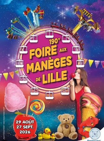 Foire aux manèges de Lille 2026