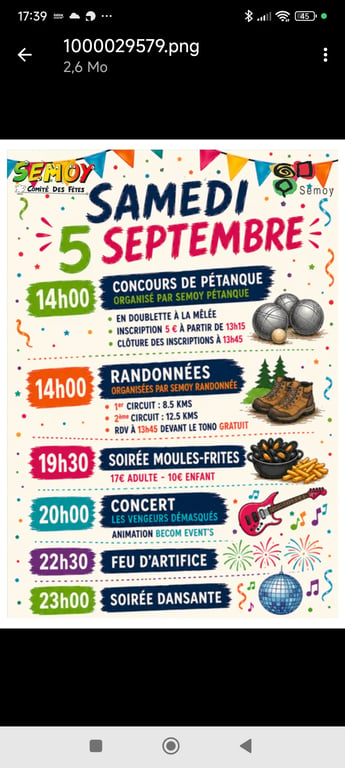 S5 sept. Pétanque à semoy