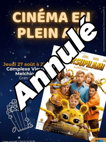 EN ATTENTE DATE DU REPORT Cinéma en plein air : Marsupilami