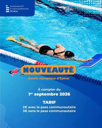 BIS-Piscine Olympique d'Épinal Les Vendredis soirs à partir 18H59 