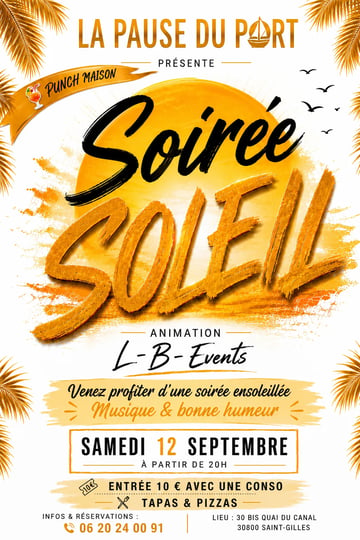 Soirée soleil