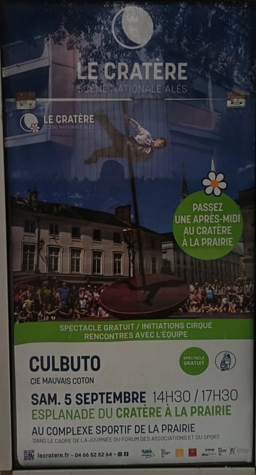 Culbuto. Spectacle du cratère.