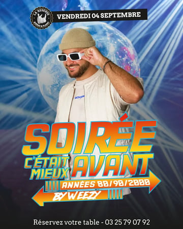 Soirée dansante à la Reserve