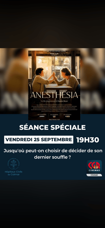 Séance cinéma « Anesthésia »