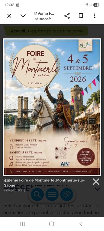 419ème foiré de Montmerle sur Saône 
