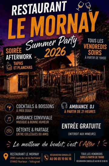 Apéro au Mornay