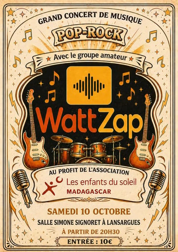  Concert au profit de l association "Enfants Du Soleil" Madagascar
