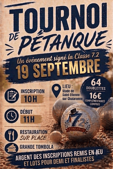 CONCOURS DE PÉTANQUE
