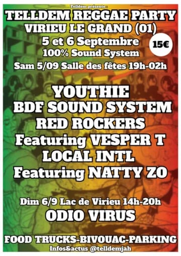 Soirée reggae virieu le grand
