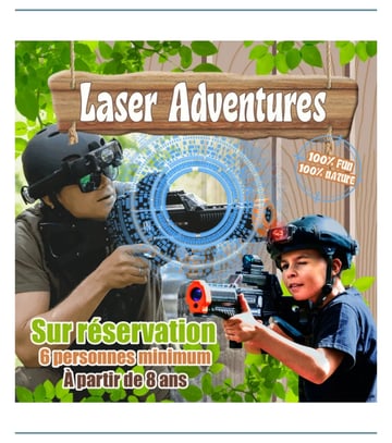 Laser adventures Sessions ×2 soit  40 mn 