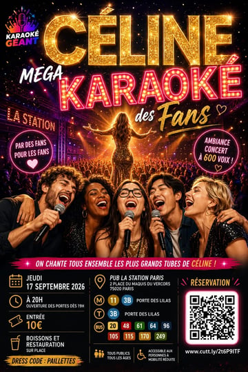🎤 CÉLINE – Le Méga Karaoké des Fans ! ✨
