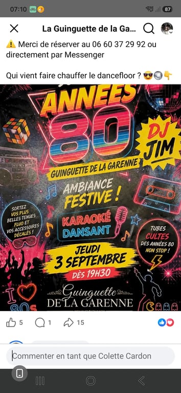 Soirée guinguette 
