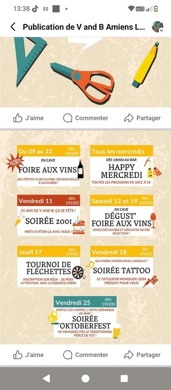 V and b soirée 2001