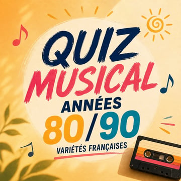 Quiz musical années 80/90 plein air 