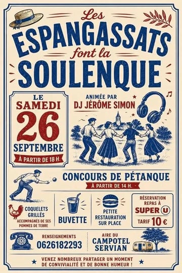 Les Espangassats nous font Danser et manger