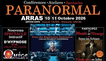 Salon Paranormal de Arras + Musée de l'Etrange (Intéractif)