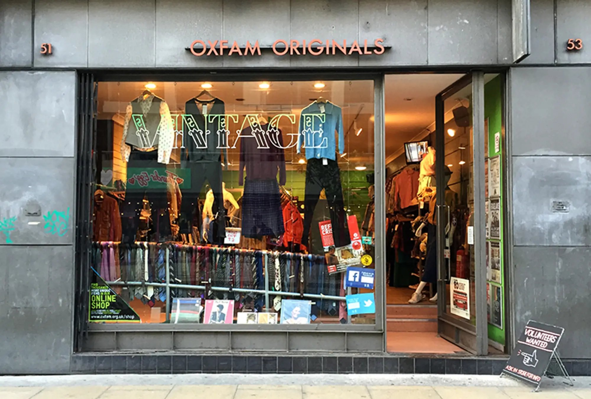 Oxfam Originals on Church Street in the Northern Quarter
