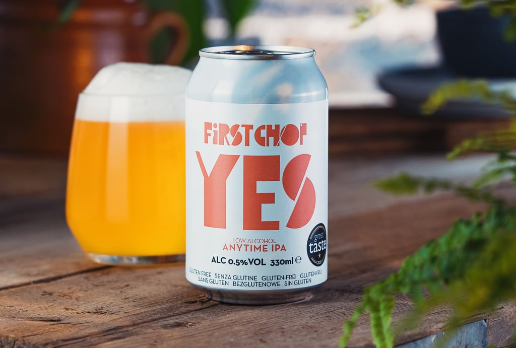 First Chop has released Yes which is an alcohol free beer perfect for Dry January