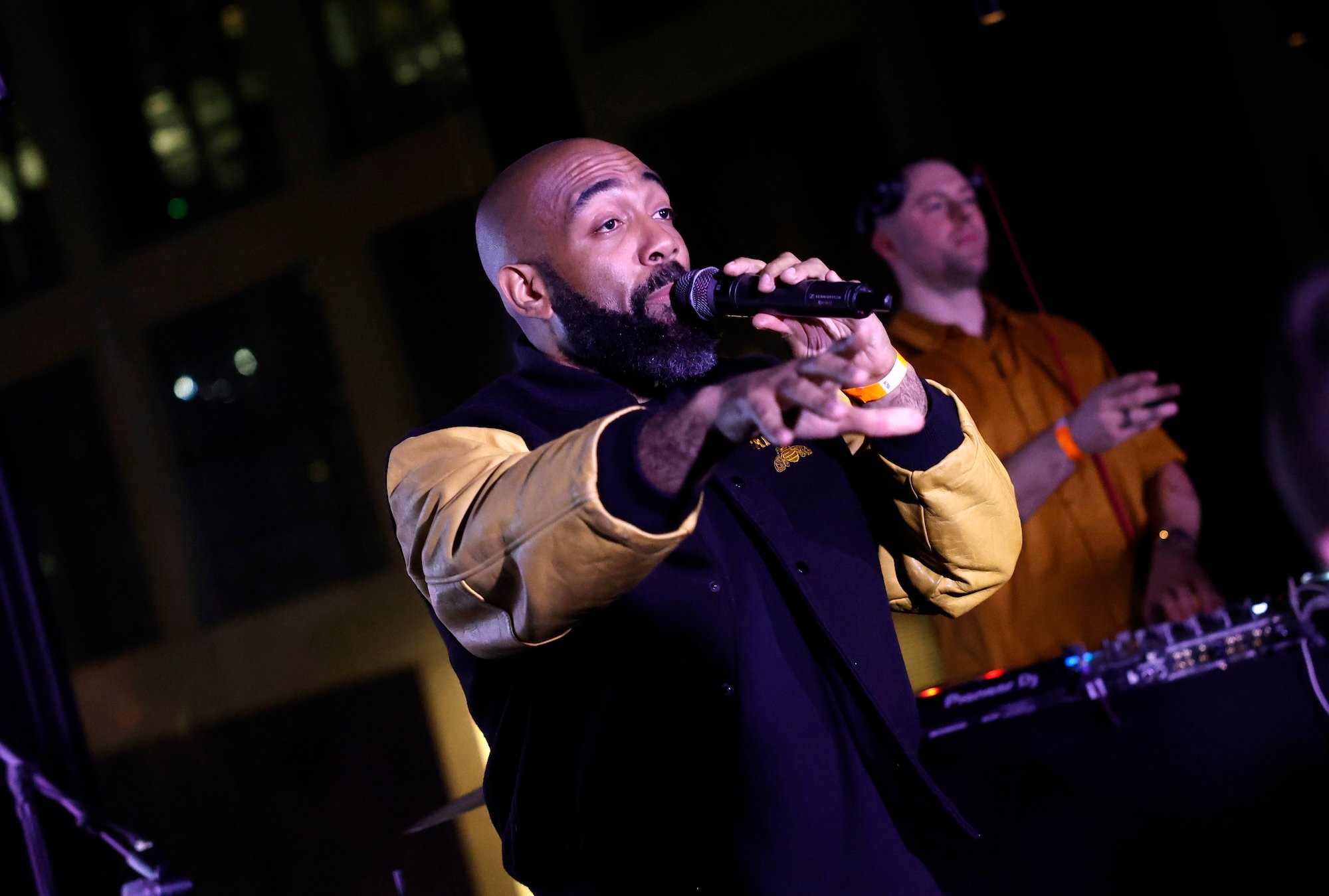 Murkage Dave performing at the Union launch party
