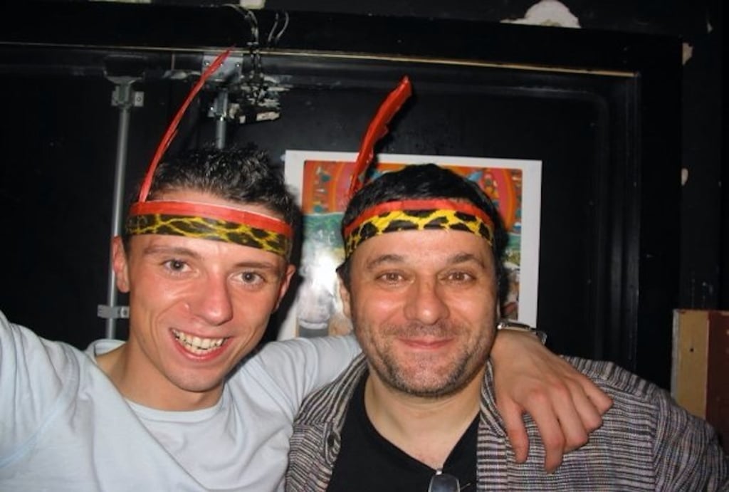 Krysko with legendary DJ François Kevorkian at Sankeys - 2004