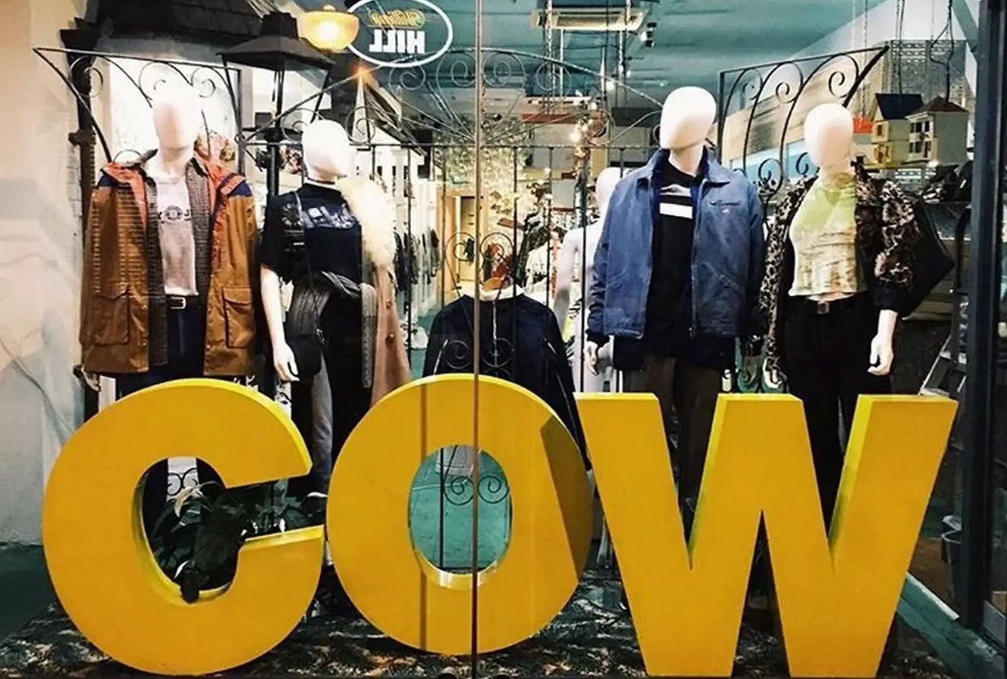 vintage stores in manchester cow