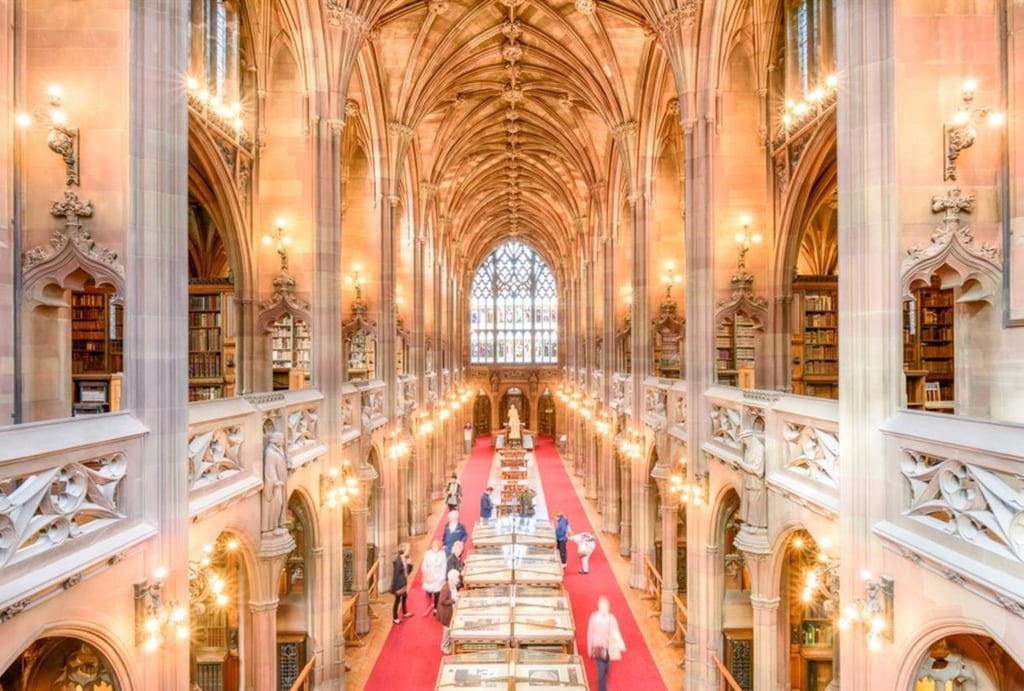 John Ryland's library on Deansgate is another free day out in Manchester that is a part of the university