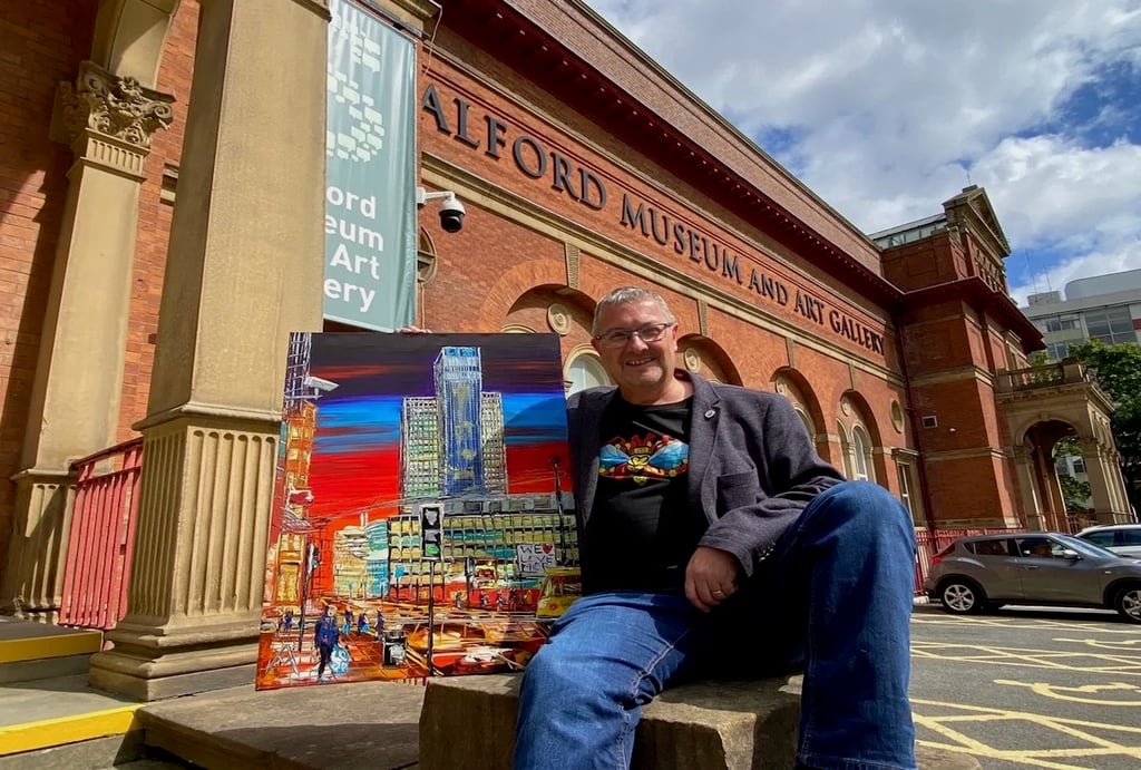 Andrew Alan Matthews is an artist from Manchester who paints city scapes