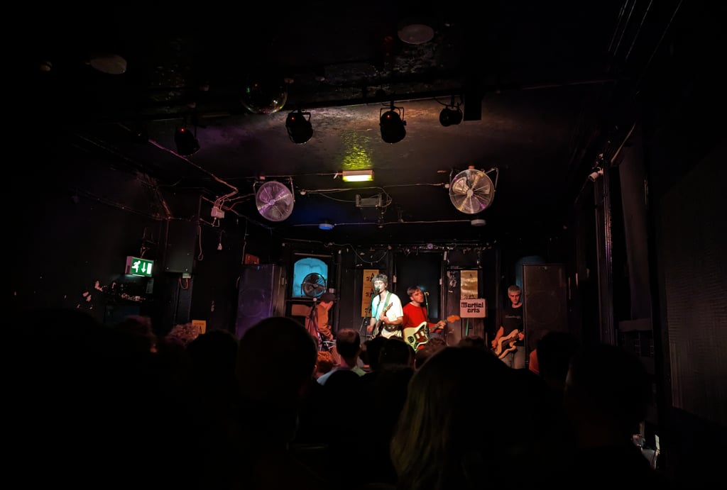 The Star and Garter is a small gig venue in Manchester