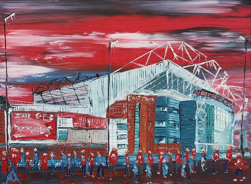 Man United By Dusk by Andrew Matthews