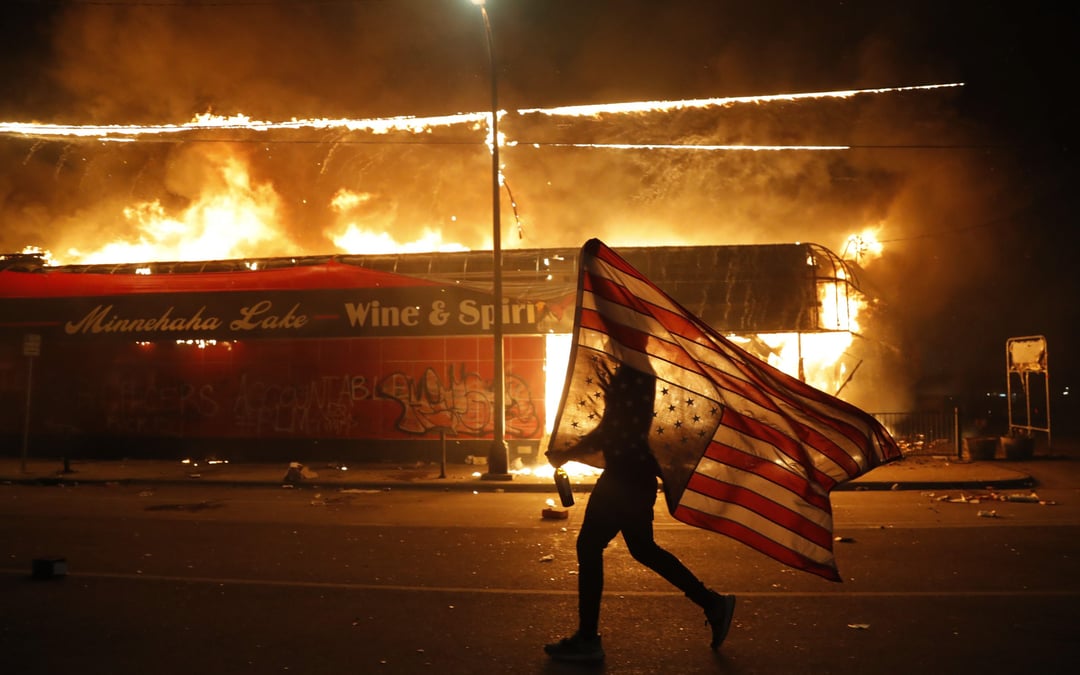 Trump brags flag burning ban ‘took the freedom of speech away’