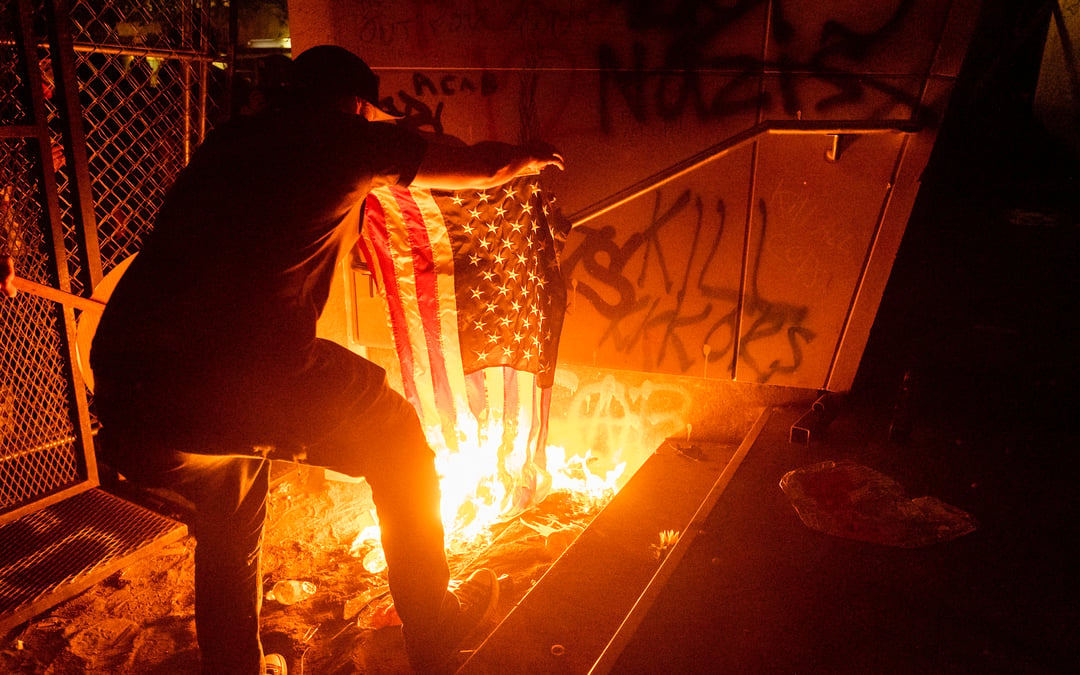 Trump seeks to criminalize American flag burning in executive order