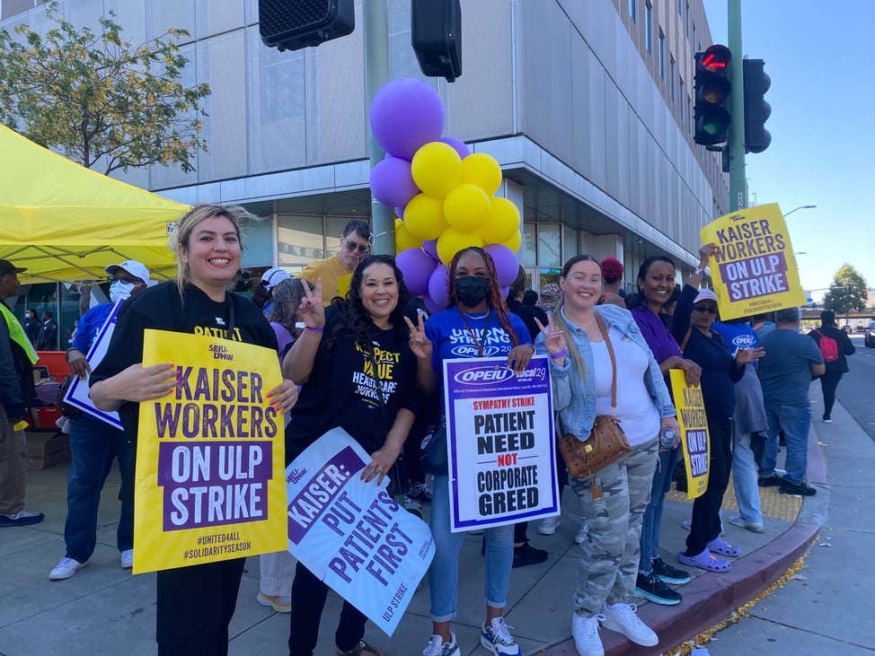 Thousands of Kaiser workers kick off largest health care strike in US ...