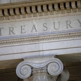 The U.S. Treasury Department building in Washington.