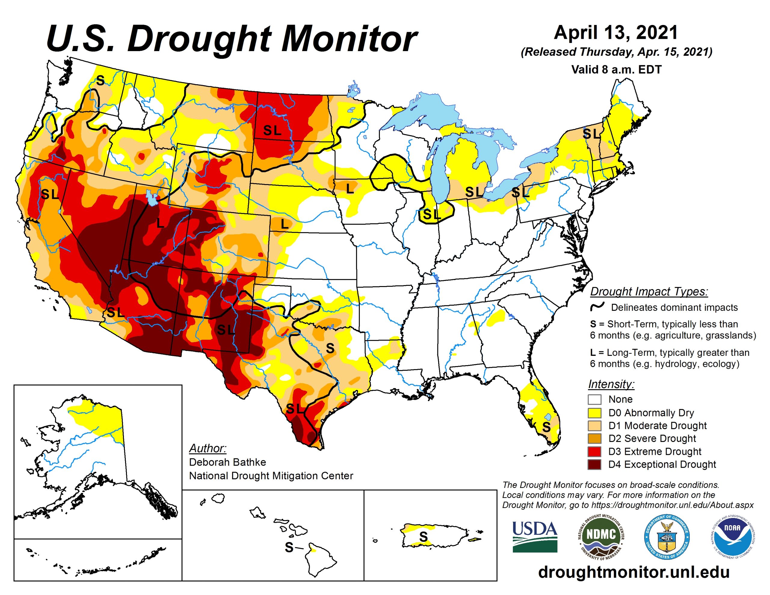 Federal Forecast Finds No Relief in Sight for Drought-Stricken West ...