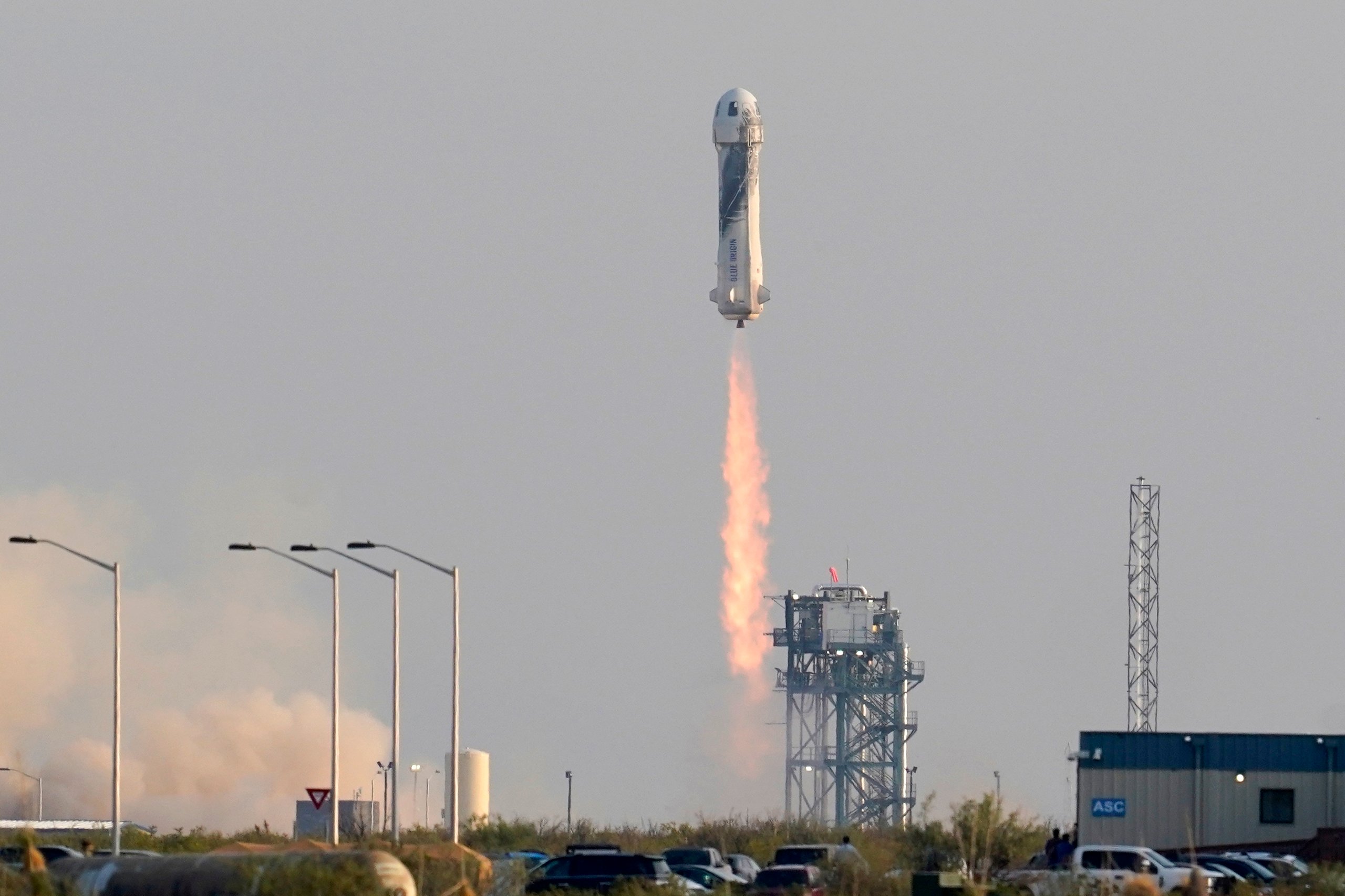 Bezos Exploding Rocket Jeff Bezos Blasts Into Space on Own Rocket: ‘Best Day Ever ...