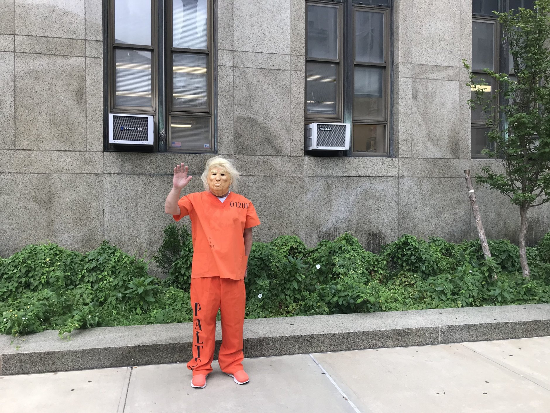 Orange jumpsuit trump hotsell