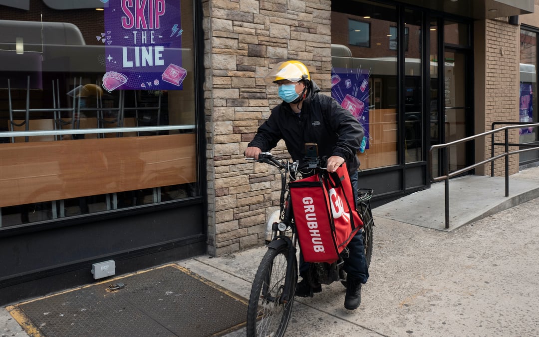 Grubhub and Kroger clash over logo